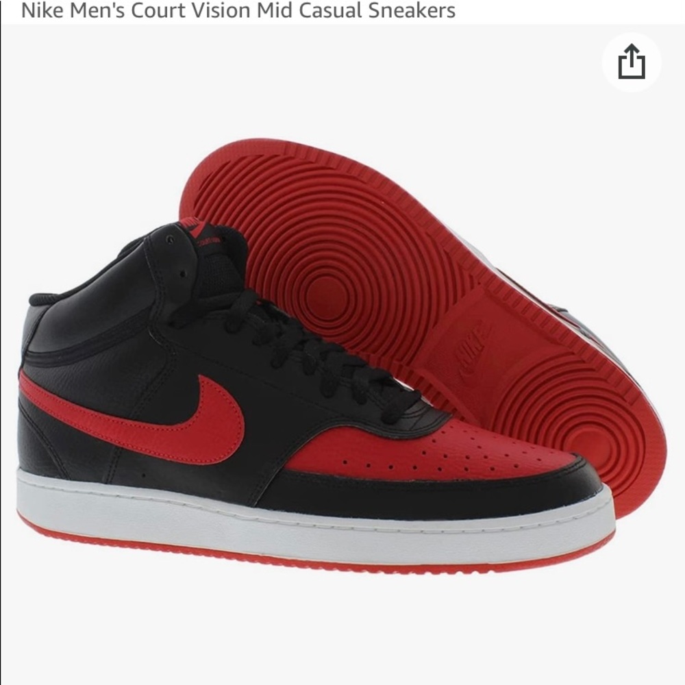 Nike Mens Court Vision Mid Sneaker size 11 NWT